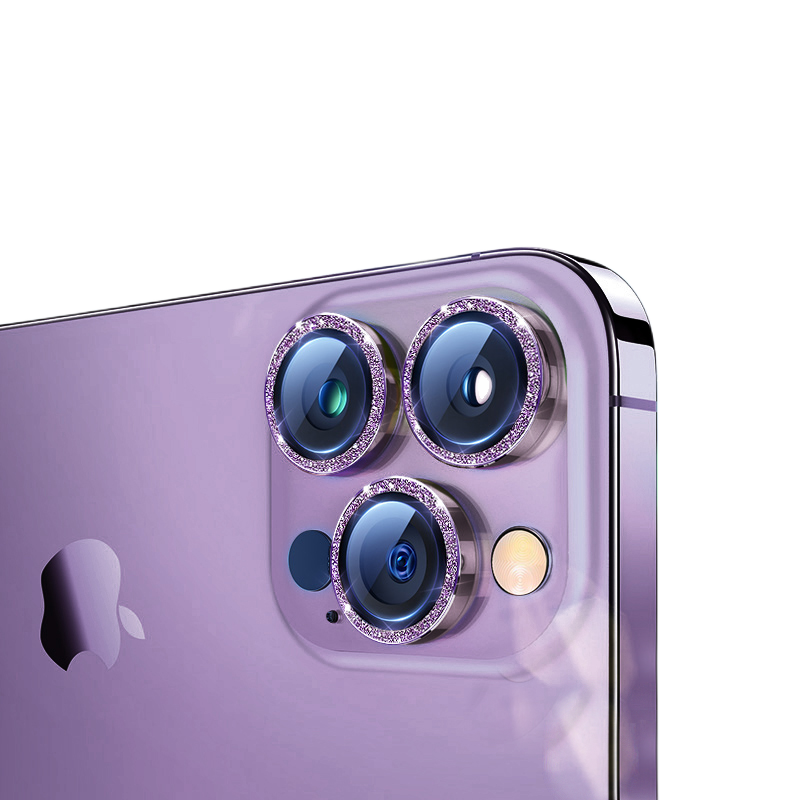 适用iphone16pro镜头膜苹果15promax闪粉装饰相机定位保护贴14por分体镜头保护盖13保护罩12pm保护