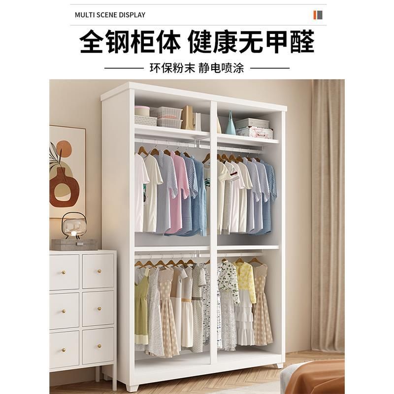 加厚钢制阳台储物柜防水防晒柜储物柜收纳室外推拉门拖把杂物