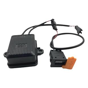 电动车摩托车加装USB充电口外接充电器12-108V通用预留孔充电器