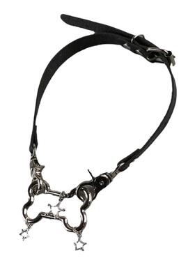 男女小狗骨头项链亚文化项圈长款