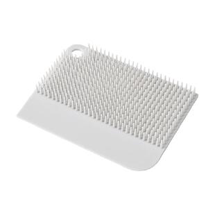 日本家之物语厨房清洁刷带刮板可弯曲多功能果蔬清洗缝隙洗菜刷子