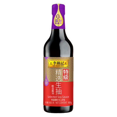 李锦记精选生抽600g特级酱油