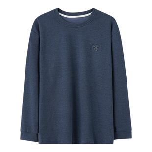 猫人春秋男士睡衣上衣单件德绒可外穿秋冬款薄款宽松长袖休闲