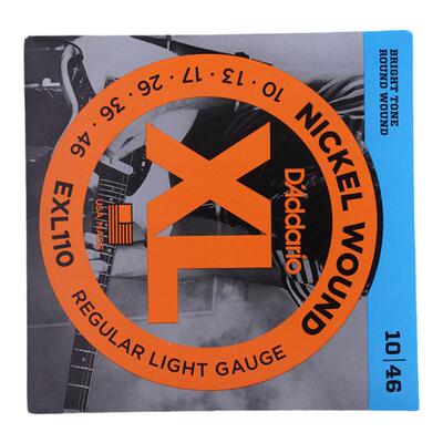 美产 达达里奥电吉他弦EXL120 110 一套6根装吉它琴弦NYXL 09 010