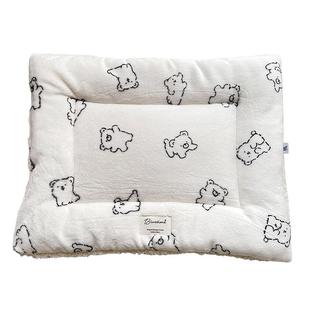 动物森友会~宠物垫子秋冬加厚保暖睡垫珊瑚绒狗窝垫小奶猫窝大号