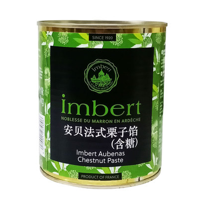 科麦安贝法式栗子馅含糖栗子酱