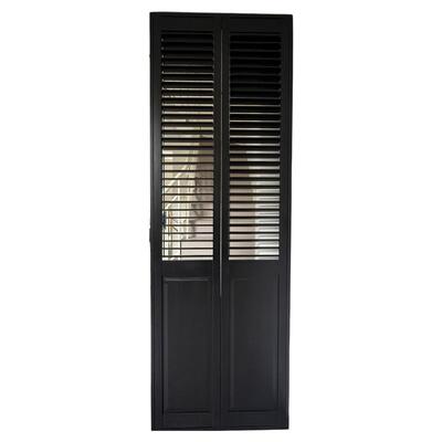 实木百叶屏风隔断推拉折叠阳台门