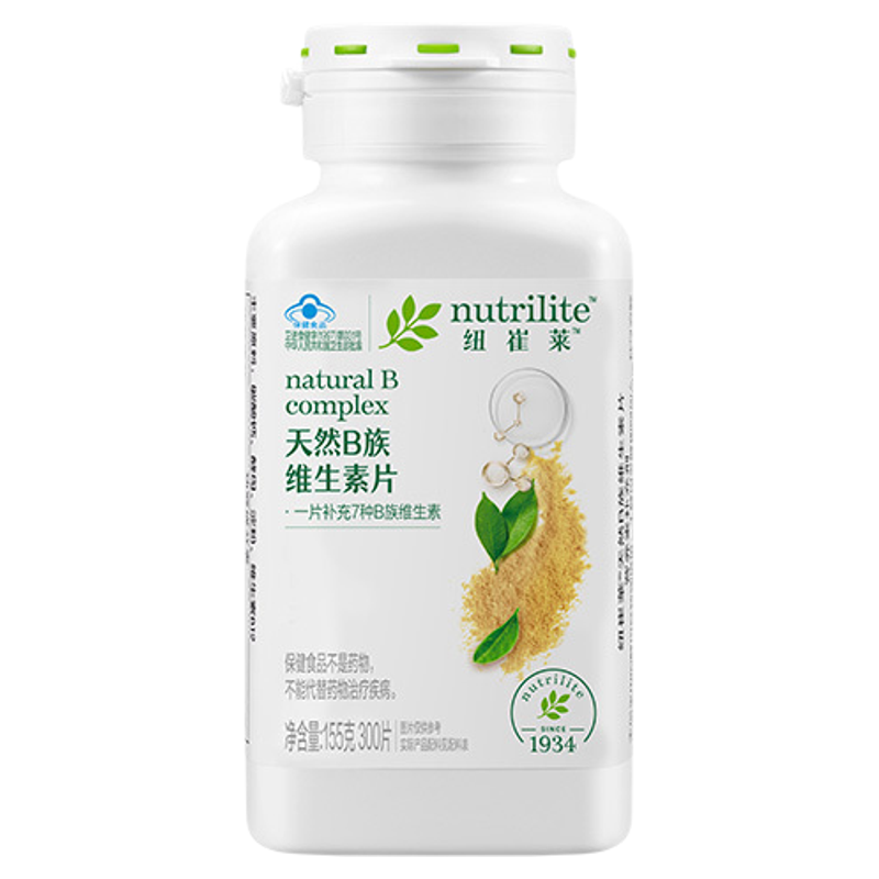 纽崔莱天然B族维生素片300片 b族维生素B VB片 国产正品