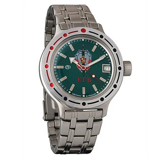 俄罗斯克格勃男表游泳VOSTOK两栖蛙人自动机械手表200米防水复古