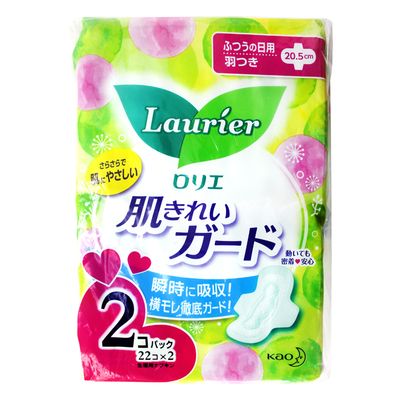 花王乐而雅无荧光剂棉柔卫生巾