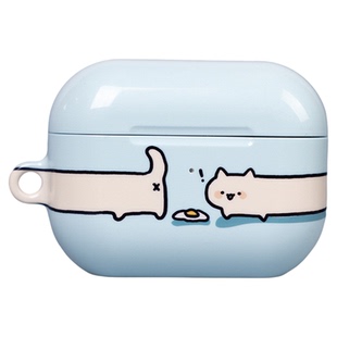 CARECASE 觅食猫咪AirPods Pro耳机壳保护套 简约卡通ins可爱 原创设计 适用于苹果无线一二三四代磁吸
