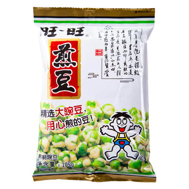 旺旺煎豆105g大包咸香脆爽