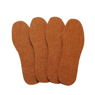 40双冬季加厚毛毡鞋垫驼绒男女保暖透气吸汗柔软舒适除臭棉鞋垫子