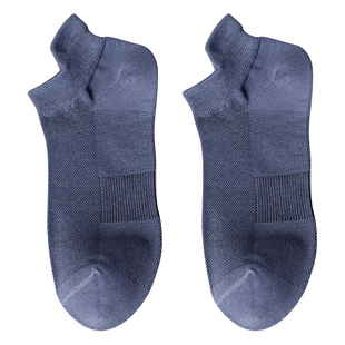 新疆长绒棉诸暨袜子男短袜春夏薄款防臭吸汗网眼透气男士绵薄船袜
