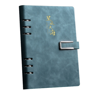 思进笔记本皮面活页本高颜值2026简约b5记事本商务办公可拆卸工作大号超厚高端商务会议记录本学生日记本本子