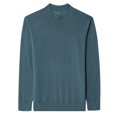 精纺羊毛衫贴身不扎打底针织衫男