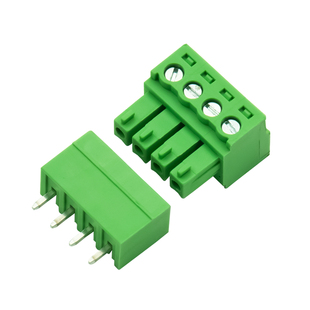 插拔式PCB接线端子15EDGVC-3.81mm焊接端子公母对插封口直针整套