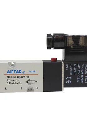 亚德客电磁阀4M210 310   110 120  220  320-08/10/DC24V/AC220V