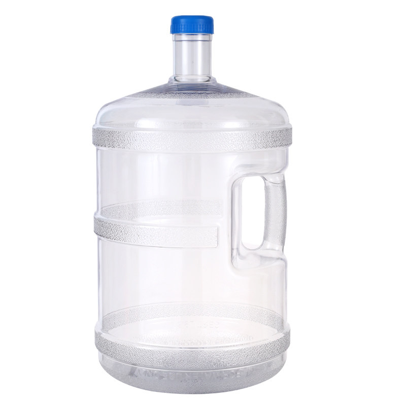 加厚纯净水桶食品级矿泉水桶透明手提式水桶茶水桶加厚大容量水桶