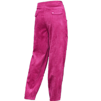 高腰灯笼裤灯芯绒休闲中年裤长裤