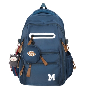 大容量学生书包女初中生男高中小学生4-6年级轻便减负电脑双肩背