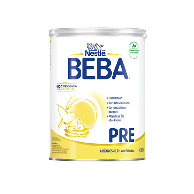 【自营】德国雀巢BEBA贝巴5种HMO高端新生婴幼儿奶粉铂金版PRE段