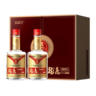 五粮液龙虎对开礼盒酒