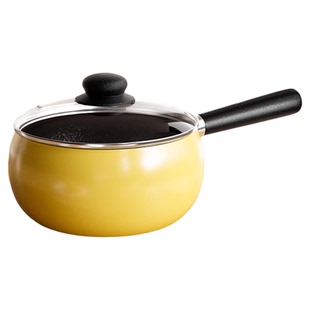 【厚皮橙同款】皇冠小黄锅热奶锅婴儿辅食锅不粘一人食小锅电磁炉