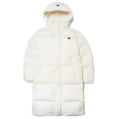 mlb冬季长款黑色中性外套