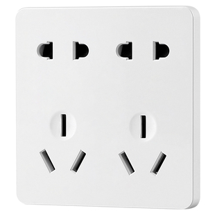 86型一开八孔插座墙壁六孔四孔十孔插座面板多功能6孔4孔8孔10孔