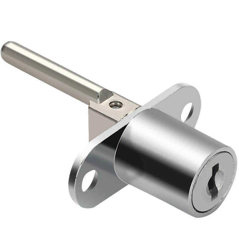 办公室锁办公桌带锁芯抽屉锁柜子锁子三联锁文件柜锁三连锁柜桶锁