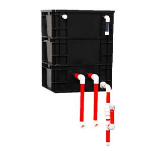 内置水泵过滤周转箱鱼缸鱼池过滤器外置水循环系统静音过滤除油膜