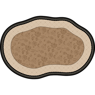 地毯客厅法式复古中古风2025新款免洗可擦异型不规则地垫沙发卧室