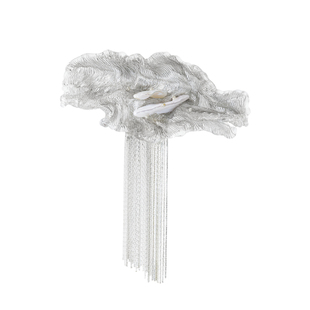 新品ATRIAL SENSING银色流苏胸针小众原创高级轻奢气质珍珠胸饰女