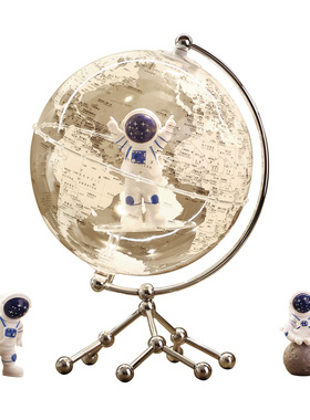 贝汉美生日礼物宇航员地球仪摆件