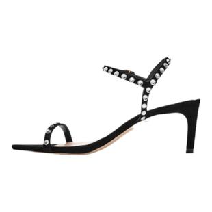 SW KASSIDY 60 SHINE SANDAL 春夏一字带水晶细高跟凉鞋女款夏季