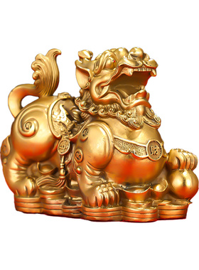 黄铜貔貅家用客厅摆件