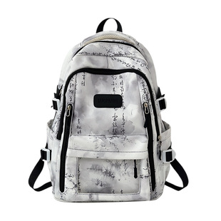 书包初中生女生新中式国风痛包大容量高颜值古风双肩包高中生背包