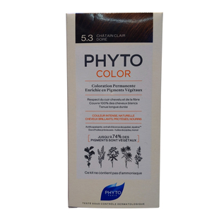 现货法国PHYTO发朵天然植物型染发剂染发膏遮白发不伤发无刺激女