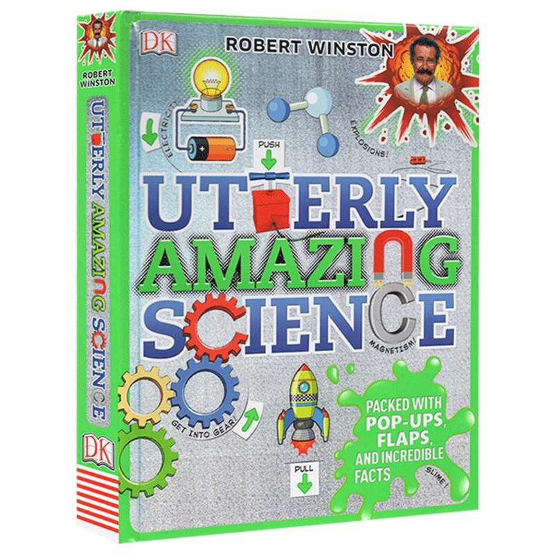 惊人的科学 英文原版 Utterly Amazing Science DK百科书 精装翻翻操作立体书 科学启蒙认知 英文版进口原版英语书籍儿童全英语书
