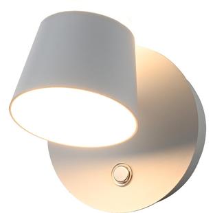 免打孔免布线充电卧室壁灯床头阅读触摸开关遥控调光支持语音音箱