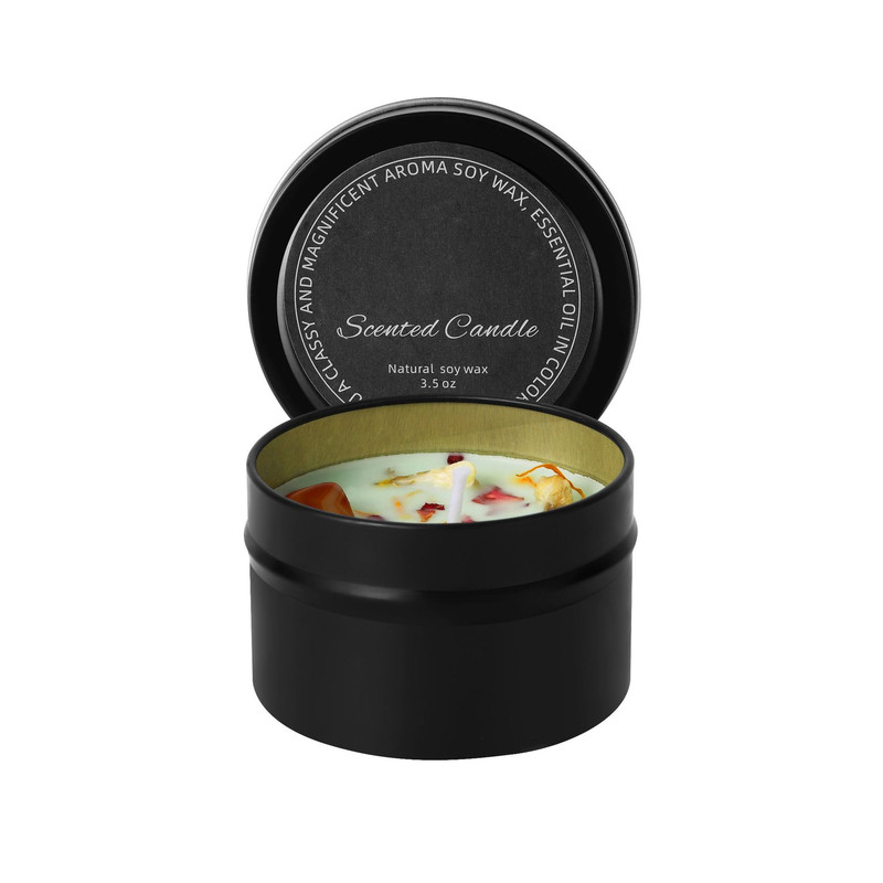 塔罗香薰蜡烛晶石净化磁场摆件