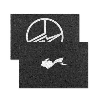 入门地垫门内 藤原浩pokemon皮卡丘限定闪电标入门地垫pvc可擦洗