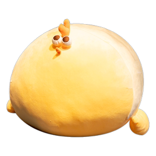 弱智小黄鸡超软抱枕靠垫趴趴枕地上靠枕沙发客厅床上女生睡觉网红