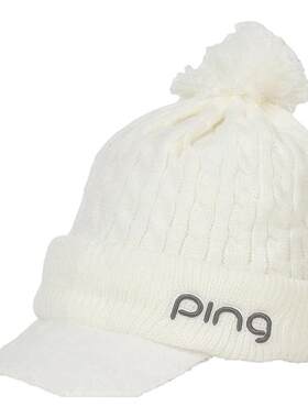 PING女士冬季高尔夫球帽户外出游