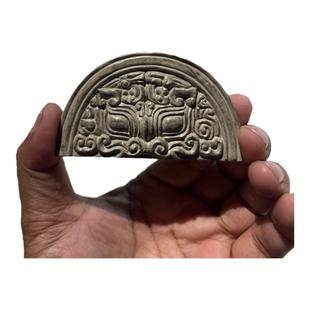 河北博物院燕国双龙瓦当立体冰箱贴树脂博物馆文创家居饰品礼物