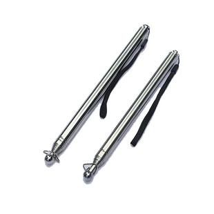 东柏加粗短款1.2米1.6米可伸缩旗杆 2米不锈钢旗杆 导游旗杆 教学教鞭 教棍儿童安全教鞭 带团旗杆 老师教学