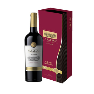 建发酒业 智利原瓶进口 红蔓庄园珍藏赤霞珠红葡萄酒单支礼盒