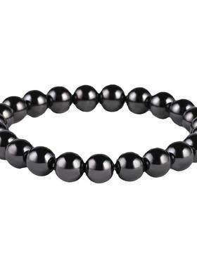 磁疗保健磁石手链磁性黑胆石手环