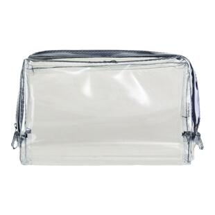 得力2026透明笔袋考试专用大容量初中女孩ins高颜值可爱新款流行小学高中学生公务员考试便携男简约笔袋文具